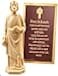 Westmon Works St Joseph House Selling Statue and Double Sided Prayer Card FaithBased Made in The USA Figurine with Prayer for Selling Homes