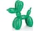 AMOIENSIS Vibrant Green Balloon Dog Statue Decor 4 inch Small Knick Knacks Balloon Animal for Shelf Decor