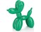 AMOIENSIS Vibrant Green Balloon Dog Statue Decor 4 inch Small Knick Knacks Balloon Animal for Shelf Decor