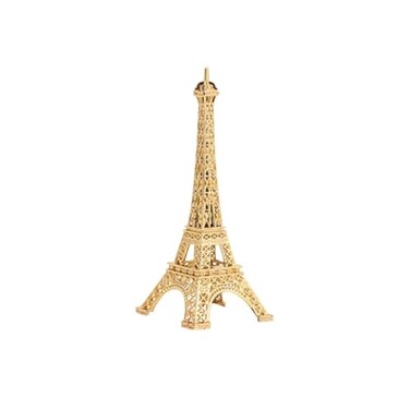 SYCOOVEN Mini Metal Eiffel Tower Model Figurine French Eiffel Tower Decoration for Souvenirs Cake Table Decor Gifts Party Home Decoration 2x2x5Inch