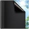 Coavas Blackout Window Privacy Film Total 100 Light Blocking Room Darkening Window Tint for Home Frosted Static Cling Black Out Cover 118 x 787 Inch Blackout