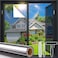 Coavas Window Privacy Film Daytime See Out Not in 98 UV Blocking Heat Control Window Tint for Home with Tools Adhesive Shatterproof One Way Reflective Mirror Film Silver 175 x 787 Inch