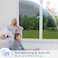ConCus-T ConCusT One Way Window Privacy Film Daytime Reflective Mirror Film NonAdhesive Static Cling Anti UV Sun Blocking Window Tint for Home Office Black Silver 1181 Inch x 65 Feet