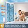 COUNTEWOL Countewol Upgraded Window Privacy Film One Way Daytime Privacy Static Cling Sun Blocking Anti UV Reflective Window Tint for Home and Office Silver Daisy 175 X 787 in