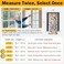 Dwersty Rainbow Window Privacy Film Decorative Window Sticker 3D Static Stained Glass Cling Tint for Home Heat Control NonAdhesive 175 x 787 inches