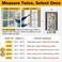 Dwersty Rainbow Window Privacy Film Decorative Window Sticker 3D Static Stained Glass Cling Tint for Home Heat Control NonAdhesive 175 x 787 inches