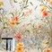 Volcanics Stained Glass Window Film with Installation Tools Rainbow Window Privacy Film Decorative Window Clings for Glass Windows Static Cling Sun Blocking Floral Decals 175 x 787 Inch