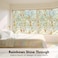 Volcanics Stained Glass Window Film with Installation Tools Rainbow Window Privacy Film Decorative Window Clings for Glass Windows Static Cling Sun Blocking Floral Decals 175 x 787 Inch