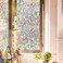 WBQMUNY Window Privacy FilmButterflies Stained Glass Window FilmRainbow Decorative Sun Blocking Static Cling Stickers for Room Home Decor 177 x 433