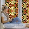 simpaste Window UV Protection Privacy FilmNonAdhesive Static Cling Decorative Window Film with Installation ToolsStained Glass Window Film for KitchenStudyBathroomand Shower Doors177 x 394 inches