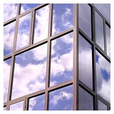 BDF EXS35 Exterior Window Film Glare and Sun Control Reflective Silver 35 Medium 24in X 50ft