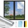 MAGIDEKOR Window Privacy Film One Way Reflective Mirror Window Film Daytime Privacy UV Sun Blocking Heat Control Static Cling Window Tint for Home Office 175 Inch X 65 Feet