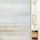 Beautyhero Reeded Glass Window Privacy Film 3D Decorative Fluted Window Coverings with UV Blocking SelfAdhesive Removable Security Tint for Home Bathroom Door Renter Friendly 236 x 787 Inch