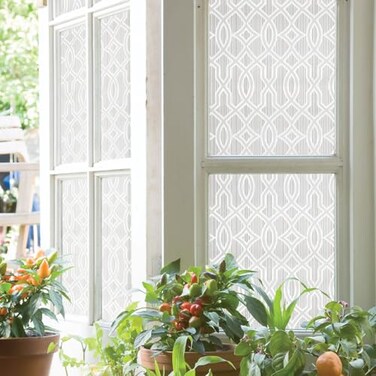ARTSCAPE Artscape Classico Decorative Privacy Window Film with Textured Glass Pattern NonAdhesive UV Protection Easy to Apply Removable 24 x 36 Inches Made in USA