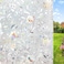 NINETREX Window Privacy Film3D Stained Glass Window FilmDecorative Window Covering Sun Blocking Vinyl Static Cling AntiUV Heat Control for Home DecorTulip 236 x 787inch