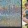 Windimiley Rainbow Window Privacy Film 3D Stained Glass Christmas Decorative Window Clings UV Heat Blocking Holographic Prism Stickers for Home 236 x 785InBrown