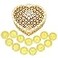 TINGKU Spanish Wedding Arras Coins Set Gold 13 Unity Coins with Heart Box