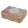 Ajuny Handmade Decorative Wooden Jewelry Box Celtic Cross Design Multipurpose Treasure Chest Storage Organizer Trinket keepsake Necklaces Watch Boxes Great Gifts 8x5 Inch