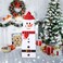 Marspark 4 Pieces Christmas Box Decoration Nesting Decorative Stackable Nesting Christmas Stacking BoxesSnowman