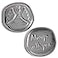 Crosby & Crosby Taylor Angel Always with You Handmade American Pewter Inspirational Sentiment Coin