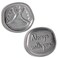 Crosby & Crosby Taylor Angel Always with You Handmade American Pewter Inspirational Sentiment Coin