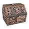 PETCEE Pirate Skull Treasure Box 9x93x8 Large Pirate Treasure Chest for Classroom Chirstmas Treasures Box Rewards Chest Toys and Storage Perfect Classroom Treasures Boxes for Students