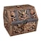 PETCEE Pirate Skull Treasure Box 9x93x8 Large Pirate Treasure Chest for Classroom Chirstmas Treasures Box Rewards Chest Toys and Storage Perfect Classroom Treasures Boxes for Students