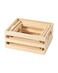 Xhqsulsclac Set of 3 Rustic Wooden Nesting Crates with Handles Decorative Wood Crates Crate Box Wooden Storage Box for Kitchen Office Bedroom Closet Rustic Country Decor