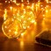 Ariceleo 1 Pack 164ft Battery Operated String Lights with Timer Warm White with Synchronized Twinkle Mode Fairy Lights Battery Powered 50 LEDs Idea for Christmas Bedroom Party Wedding
