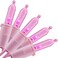 YULETIME 100 Pink LED Christmas Lights 33 ft Pink Wire UL String Light