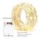 Highill 100LED Fairy Light Battery Operated LED Lights with Timer Setting Warm White String Lights 10M Silver Wire Starry Lighting for Bedroom Indoor Christmas Tree Wedding Decor Idea Put in Jars