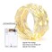 Highill 100LED Fairy Light Battery Operated LED Lights with Timer Setting Warm White String Lights 10M Silver Wire Starry Lighting for Bedroom Indoor Christmas Tree Wedding Decor Idea Put in Jars