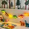 Hoolight 8LED Dinosaur String Lights for Boys Room Battery Operated Dinosaur Lights String Dino Light for Boys Kids Bedroom Decor Christmas Tree Decoration Party Garden Tent Wall