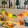 Hoolight 8LED Dinosaur String Lights for Boys Room Battery Operated Dinosaur Lights String Dino Light for Boys Kids Bedroom Decor Christmas Tree Decoration Party Garden Tent Wall