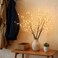 AMARS 2 Pack Lighted Prelit Twig Tree Branches Lights with Timer Battery Operated Christmas Holiday Decorative Sticks Vase Filler for Home Decoration 31inch