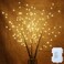 AMARS 2 Pack Lighted Prelit Twig Tree Branches Lights with Timer Battery Operated Christmas Holiday Decorative Sticks Vase Filler for Home Decoration 31inch