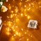 Ariceleo 1 Pack 164 Ft Battery Operated Outdoor String Lights with Remote Timer LED Warm White Fairy Lights Waterproof Twinkle Lights for Bedroom Dorm Mason Jar Wedding Party Christmas