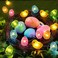 Awinking 50 LED Egg Easter Lights for Easter Decorations Battery Operated Easter String Lights for Easter Garland Spring Wreath Decor Mini Lighted Eggs for Home Classroom Hunt Party Mantle Decor