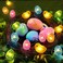Awinking 50 LED Egg Easter Lights for Easter Decorations Battery Operated Easter String Lights for Easter Garland Spring Wreath Decor Mini Lighted Eggs for Home Classroom Hunt Party Mantle Decor