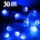 Gee Hut Birthday Decorations Rose Lights Wedding Decor Flower Fairy Lights Valentines Mothers Day Anniversary Proposal Birthday Party Decorations String Light 147FT 30LED Battery Operated Blue