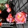 Gee Hut Birthday Decorations Rose Lights Wedding Decor Flower Fairy Lights Valentines Mothers Day Anniversary Proposal Birthday Party Decorations String Light 147FT 30LED Battery Operated Pink