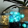 BOHON Natural Fluorite String Lights Battery Operated with Remote Sea Glass Raw Stones Decorative Lights 65ft 20 LEDs for Bedroom Party Indoor Christmas Wedding Decor