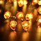 BOHON Thanksgiving Decorations Acorn Lights String 10ft 40 LEDs Fairy String Lights Battery Operated with Remote Fall Lights for Home Autumn Garland Bedroom Christmas Tree Halloween Party Decor