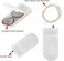 BXROIU Fairy Lights CR2032 Battery Operated66Ft2Meter 20 LEDs Micro Silver Wire String Lights for Bedroom Christmas Party Wedding Decoration Warm White 6 Pack