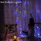 Meliven Curtain Lights String Lights Bedroom 300 LED 98x98Ft Twinkle String Light Decorations for Window Wedding Bedroom Wall Party Backdrop Cute Home Indoor Outdoor Decor String Light Remote Control