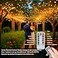 Ehome String Lights USB Fairy Lights Plug in 33 ft 100 LED Twinkle String Lights Silver Wire Lights with Remote and Timer 8 Modes Outdoor Indoor Waterproof Starry Lights DIY Party Wedding Orange