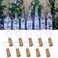 Etinga Wine Bottle Lights with Cork 20 LEDs 66 Feet Silver Wire Cork Bottle LightsFairy Mini String Lightsfor DIY Jar HalloweenChristmasPartyDecorWedding Listing 10 Pack Cool White
