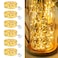 Fairdeer 6 Pack Fairy Lights Battery Operated 7ft 20 Led Twinkle Lights 3 Modes Bulk Mini String Lights Waterproof for Mason Jars Vases DIY Party Wedding Fathers Day Decoration Warm White