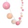 Gardeningwill 3M10Ft 30 Pink White Ball LED Xmas Wedding Battery Operated String Fairy Light