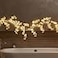 Hairui Cherry Blossom 96 LED Fairy Lights 6FT Garland White Battery Operated with Timer for IndoorOutdoor Decor